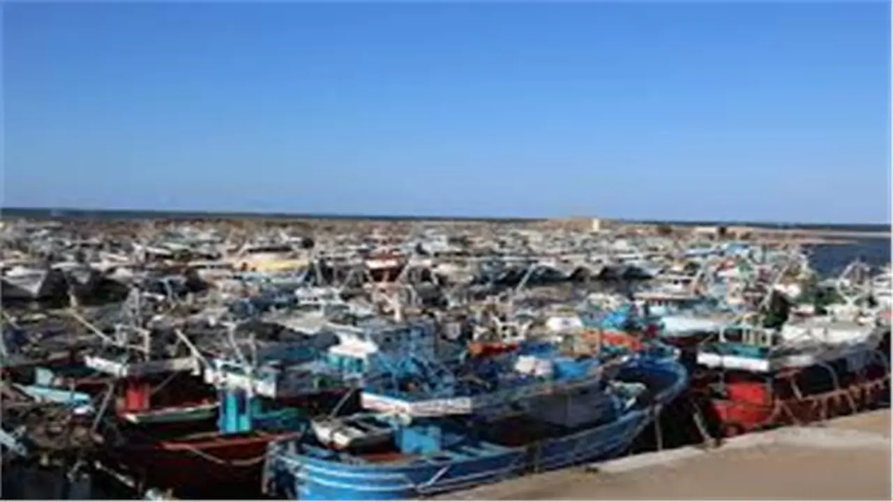 طقس سيئ بالبرلس.. استمرار توقف حركة الملاحة والصيد داخل الميناء بسبب التقلبات الجوية